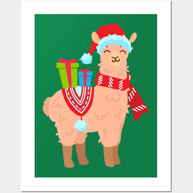 Christmas Llama 1 Wall Art by holidaystore